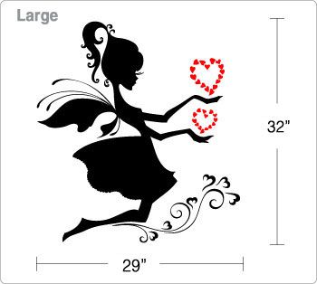 BIG FAIRY TALE   Vinyl Wall Art Decals Girls Room Decor  