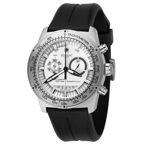 ZODIAC MENS ZO4702 SPEED DRAGON RACER COLLECTION CHRONOGRAPH BLACK 