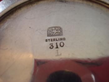 Whiting Sterling Childs Cup Mug Acid Etched Children  