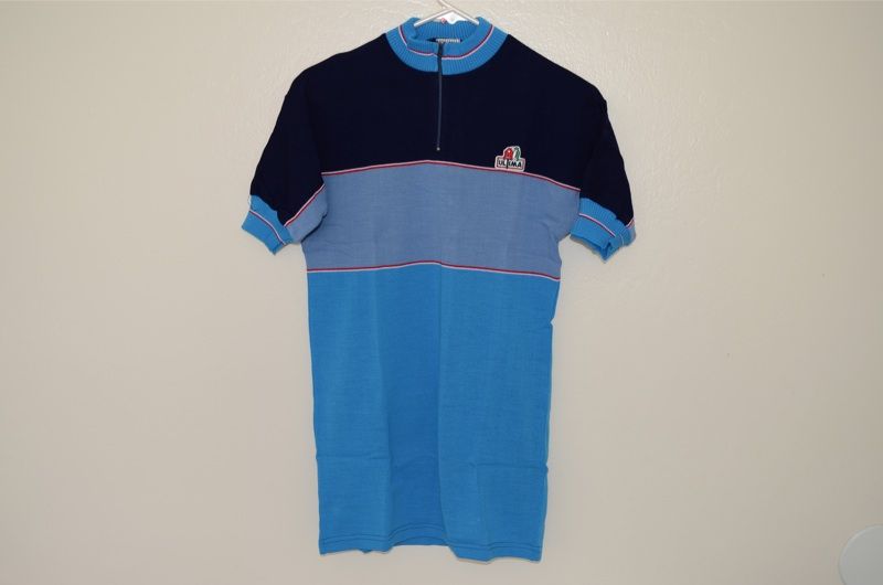 Ultima cycling jersey NOS Made in Belgium blue awesome  