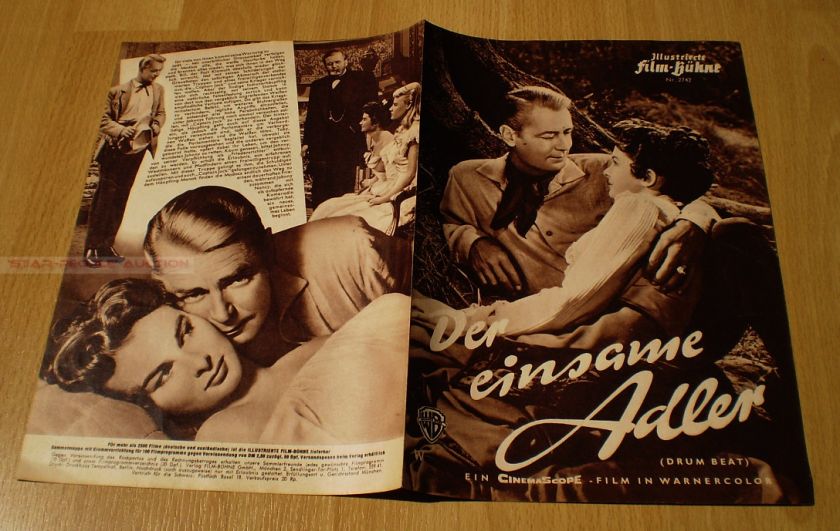 ALAN LADD   AUDREY DALTON   DRUM BEAT *GERMAN PROGRAM  