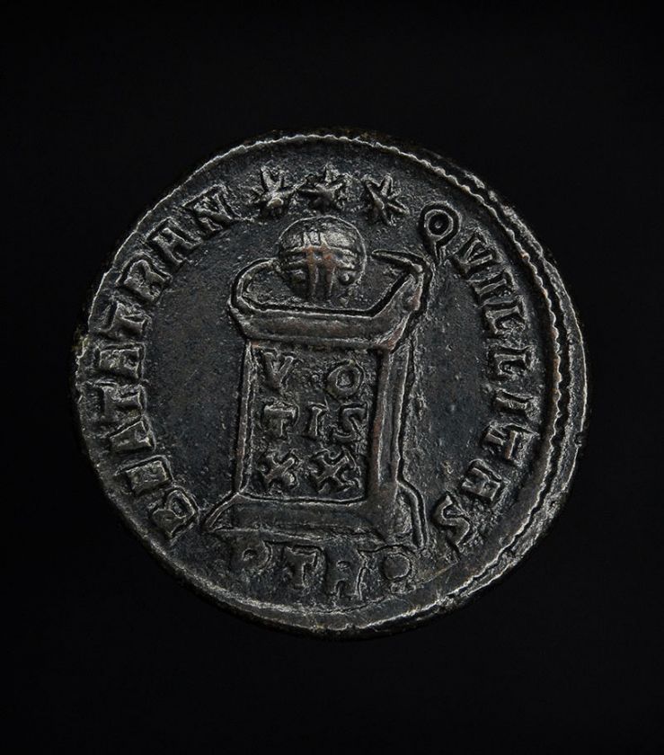   to approximately 309 337 A.D. Minted in Treveri, (Trier,) Germany