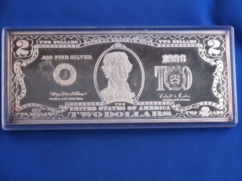   Silver Federal Reserve Note from The Washington Mint B3446L  