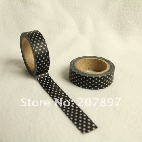 Japanese washi tape(Decorative paper tape) 3 colour small dots pattern 