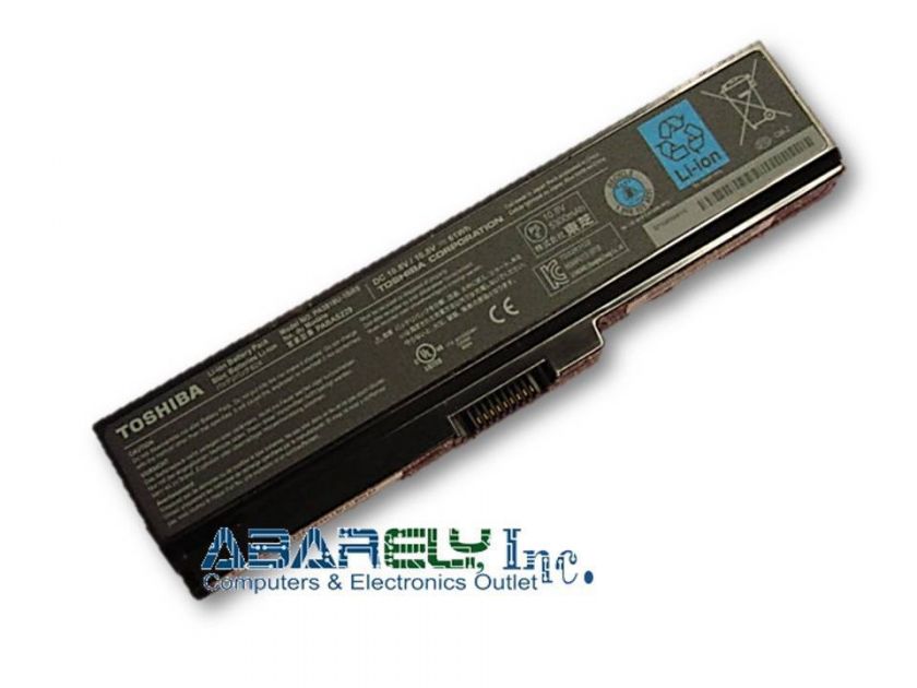 OEM Toshiba Satellite L645 L645D Laptop Battery 10.8V 61Wh 5300mAh 