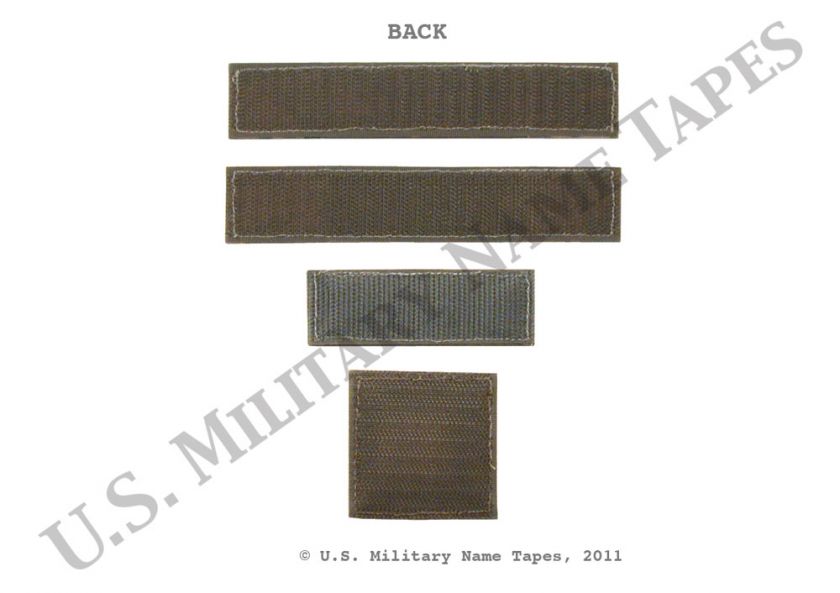 Military Name Tapes U.S. Air Force TFDU Name Tape, Service Tape 