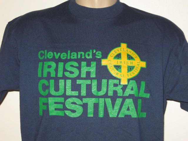 vintage CLEVELAND IRISH CULTURAL FESTIVAL T Shirt LARGE soft 90s 