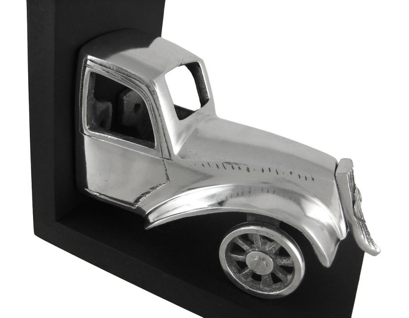 Cast Aluminum Vintage Automobile Bookends Car  