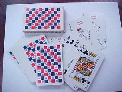 Vintage AMERICAN AIRLINES Deck of Playing Cards  