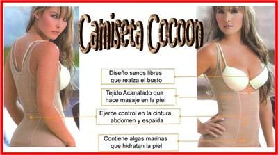   Cocoon Camiseta Senos Libres Algas Marinas 1720 modeladoras  