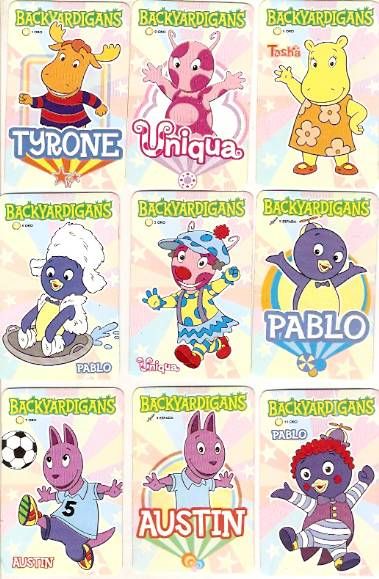 BACKYARDIGANS PLAYING CARDS + Box MINT Argentina  