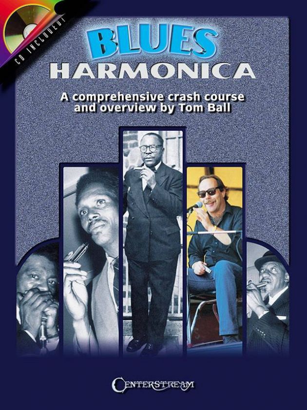 Blues Harmonica Method Book CD Hal Leonard Harp Music  