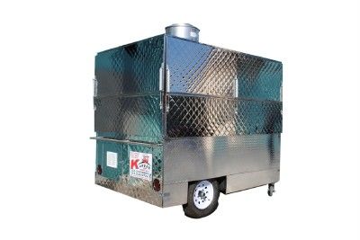 Grill Trailer Cart, Tacos, Hamburgers, Hot Dogs, Foood  