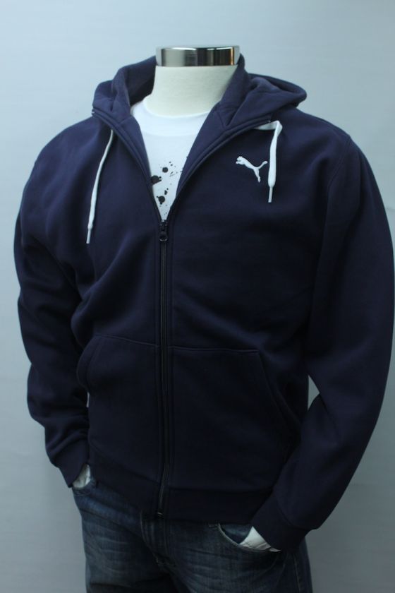 New With Tags PUMA mens F/Z Hooded Fleece Training Jacket