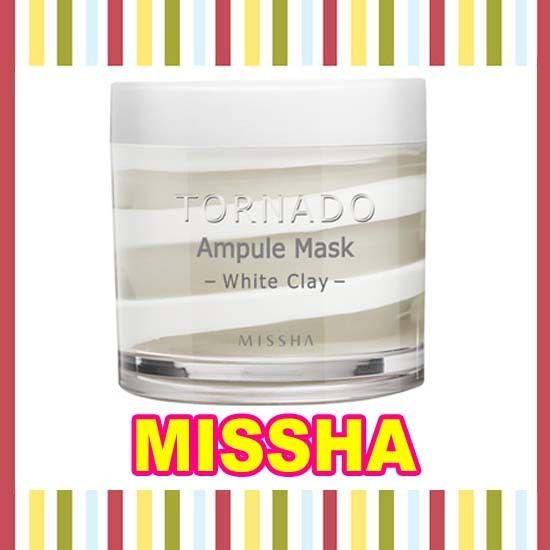 MISSHA] Tornado Ampule Mask   White Clay  