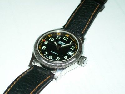 Oris Big Crown Comandante Black SWISS MADE Automatic Watch RARE on