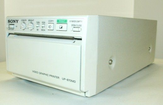 detail photos sony up 870md video graphic printer for ultrasound