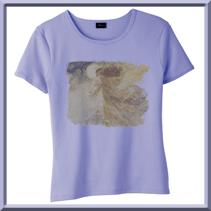 Celestial Grace Trumpeting Angel WOMENS SHIRTS S 2X,3X  