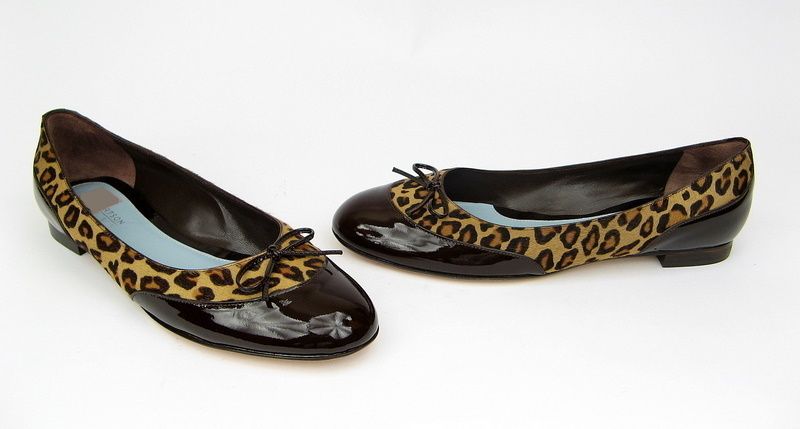 Lambertson Truex Pearl1 Leopard Flat 9.5 39.5 NIB $495  