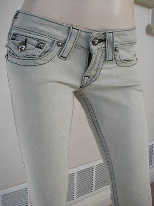   authentic woman s billy jeans by true religion straight leg color
