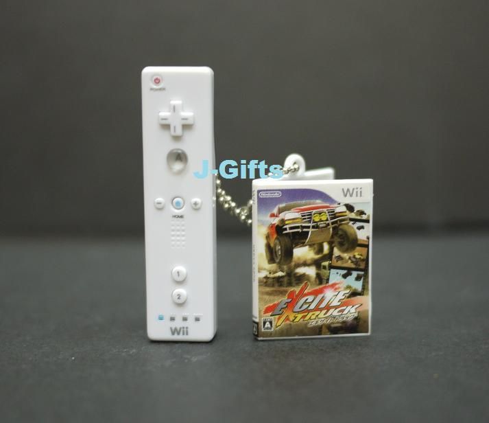   Nintendo Wii Control Console Game Disc Keychain Excite Truck  