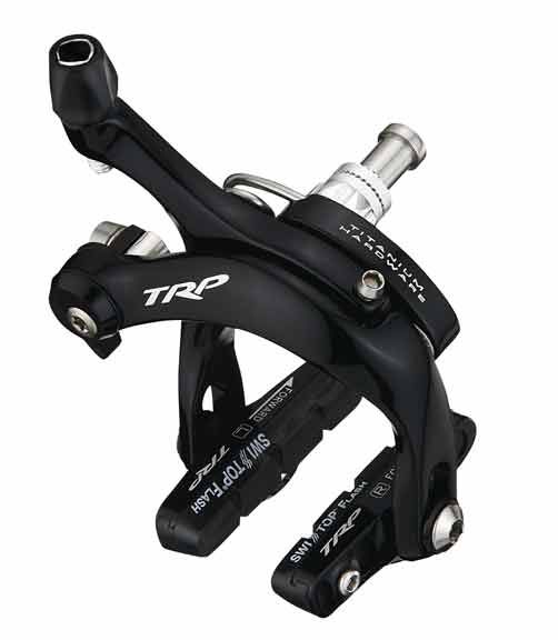 TRP R920SL Front & Rear Road Brake Alloy Caliper Set Black  