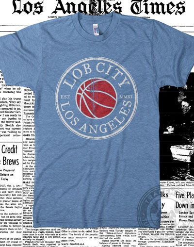 Lob City Los Angeles American Apparel TR401 T Shirt Blake Griffen Paul 