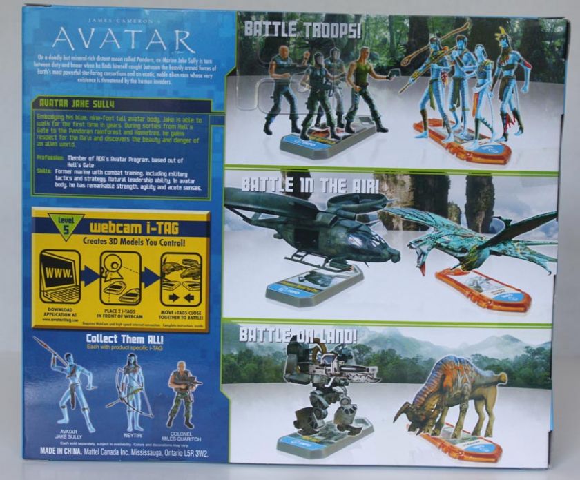 AVATAR Interactive 3d battle pack Jake Sully biolume  