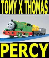 T87 Tomy Thomas Percy w/ 2 Trucks Battery Train T 6  