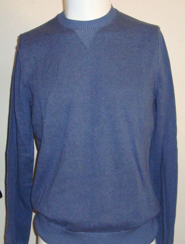 BANANA REPUBLIC Crew Pullover SWEATER Shirt Mens (Gray/Blues or Orange 