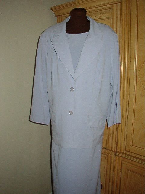 NEW MAGGIE BARNES 4 PIECE SUIT 26W P 3X 30W LILAC  