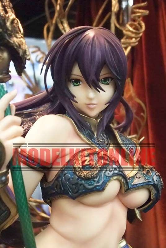 KANU UNCHOU GREAT GUARDIAN IKKI TOUSEN UNPAINTED FIGURE RESIN MODEL 