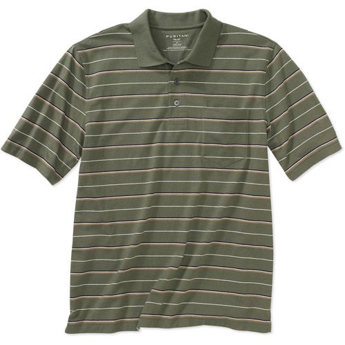 Puritan Mens Short Sleeve Polo Shirt New  