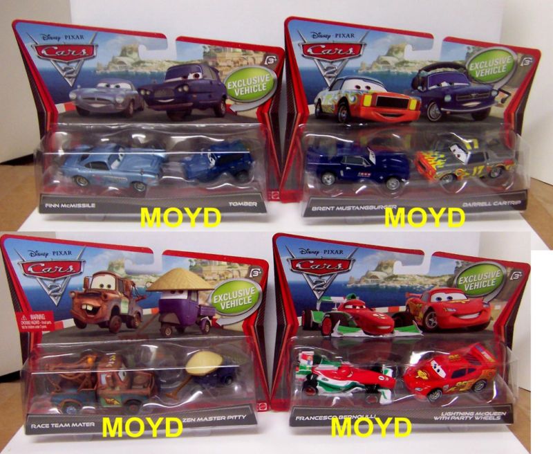 CARS 2 DISNEY PIXAR MOVIE MOMENTS MUSTANGBURGER TOMBER  