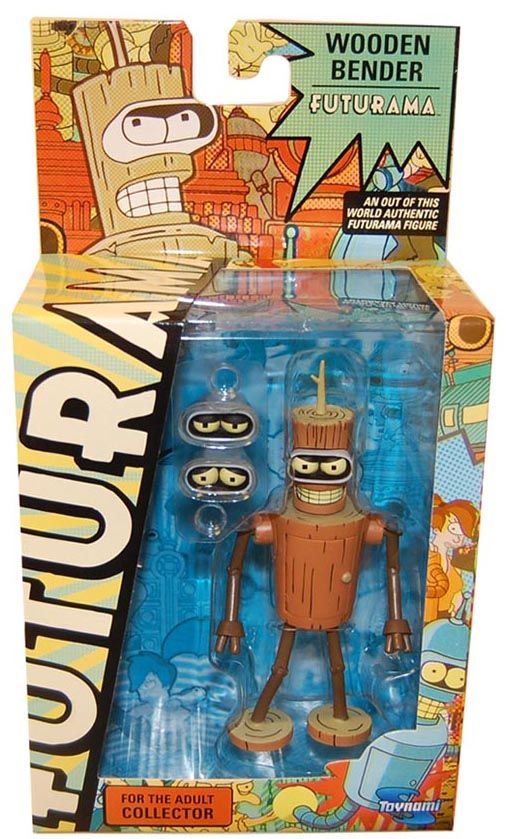 Futurama Action Figure Series 9 Wooden Bender *New*  