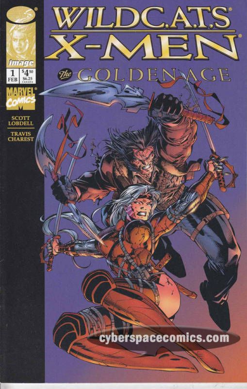 Wildcats/X Men Golden Age #1 charest JIM LEE VARIANT  