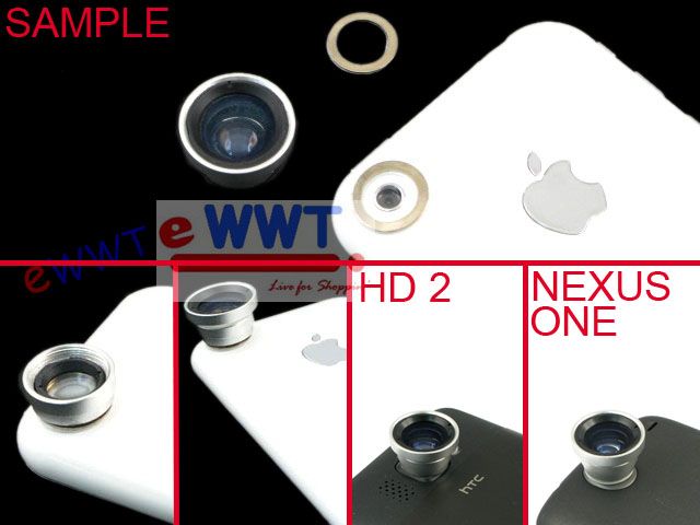 for iPhone 4 4G Camera Mini Attachment 0.67x Macro Lens  