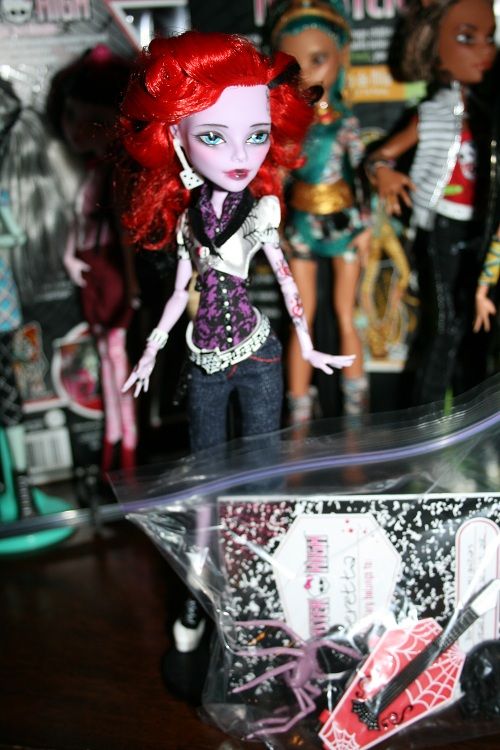   Monster High Operetta Doll OOAK Repaint Beautiful blue eyes  