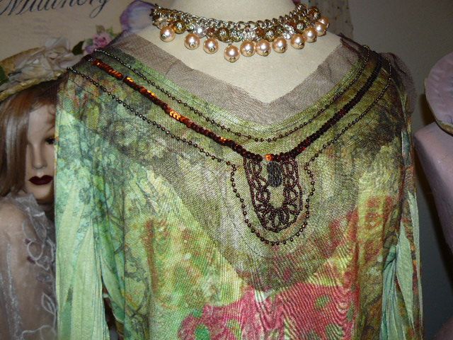 NEW~ONLY NINE Winter SWEETGRASS Lavish GRAPHIC TOP 1X  