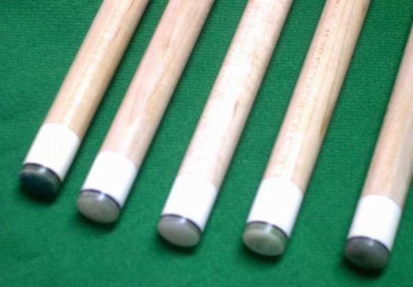   Cheng New G10 Phenolic Jump Break Billiards Pool Cue Tip 5pcs  