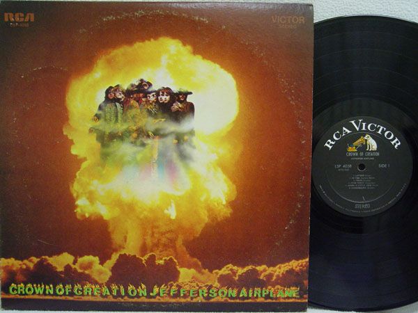 JEFFERSON AIRPLANE   Crown of Creation LP (RARE 1st US Pressing, Deep 