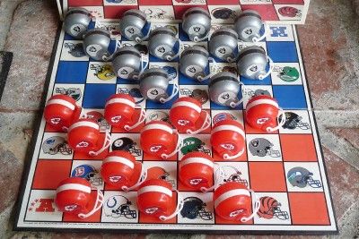 TEAM NFL CHECKERS RAIDERS VS KANSAS CITY CHIEFS FOOTBALL GAME  