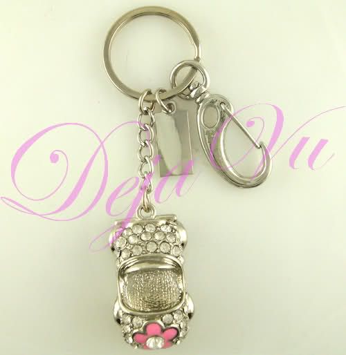   CRYSTAL CUTE CAR USB FLASH DRIVE KEYCHAIN MADE WITH SWAROVSKI ELEMENTS