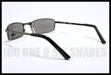 PROFESSOR Small Sunglasses Mens Metal Rim GUN METAL Spring Hinge