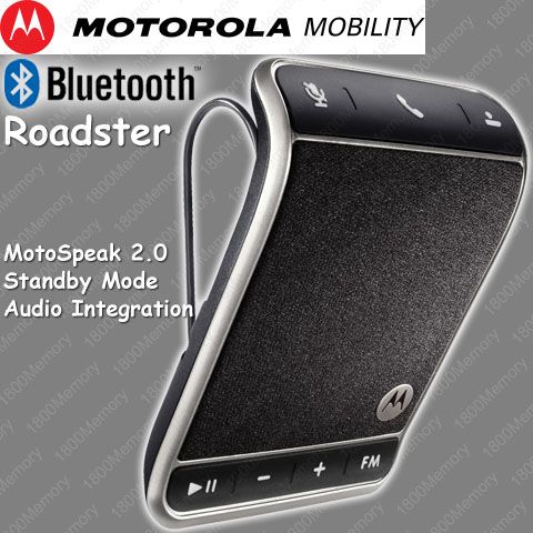 Motorola Roadster Bluetooth In Car SpeakerPhone A2DP FM  