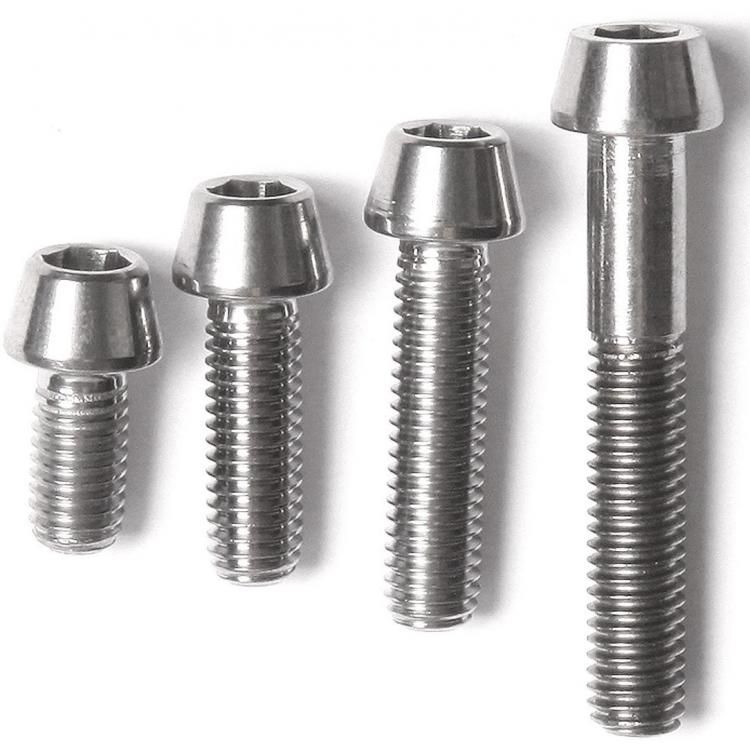   Ti M5x10mm M5x12mm M5x16mm M5x20mm M5x30mm M5x35mm Taper Bolt Screw