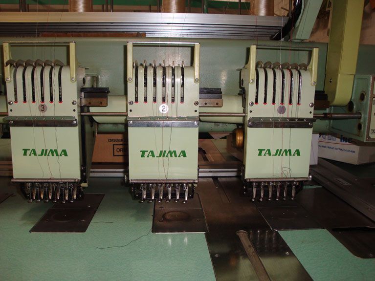 Embroidery Machine Tajima TMEF H620 20 head 6 Color  