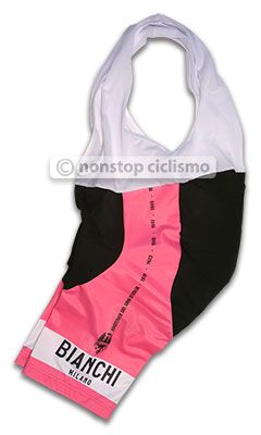 BIANCHI MILANO GIRO DITALIA PINK BIB SHORTS  S/2  