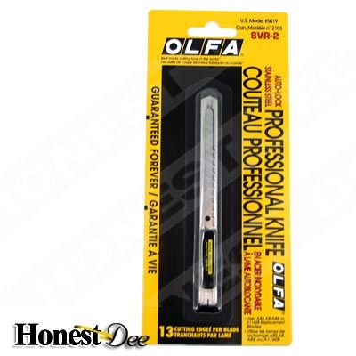 OLFA SVR 2 PROFESSIONAL AUTO LOCK STAINLESS STEEL KNIFE  