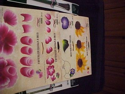 Donna Dewberry 4 RTGS 2 One Stroke Brushes Cabbage Rose Pansy 